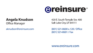 eReinsure Business Card